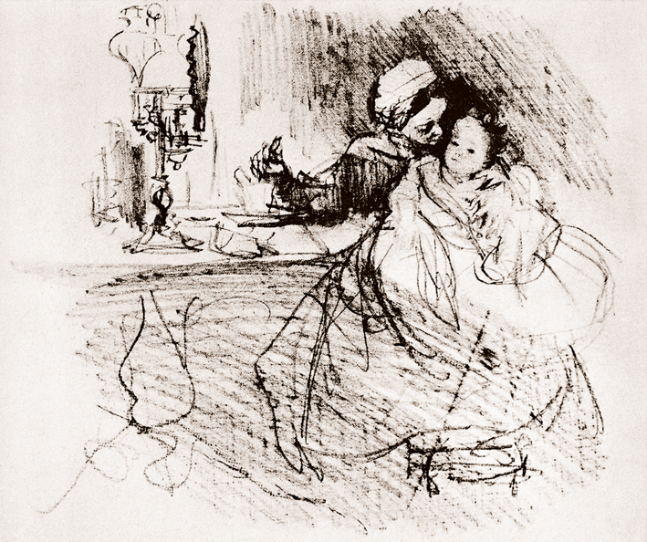  Adolpyh Von Menzel —— 母与子